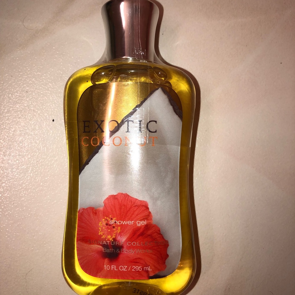Exotic coconut bath and body works